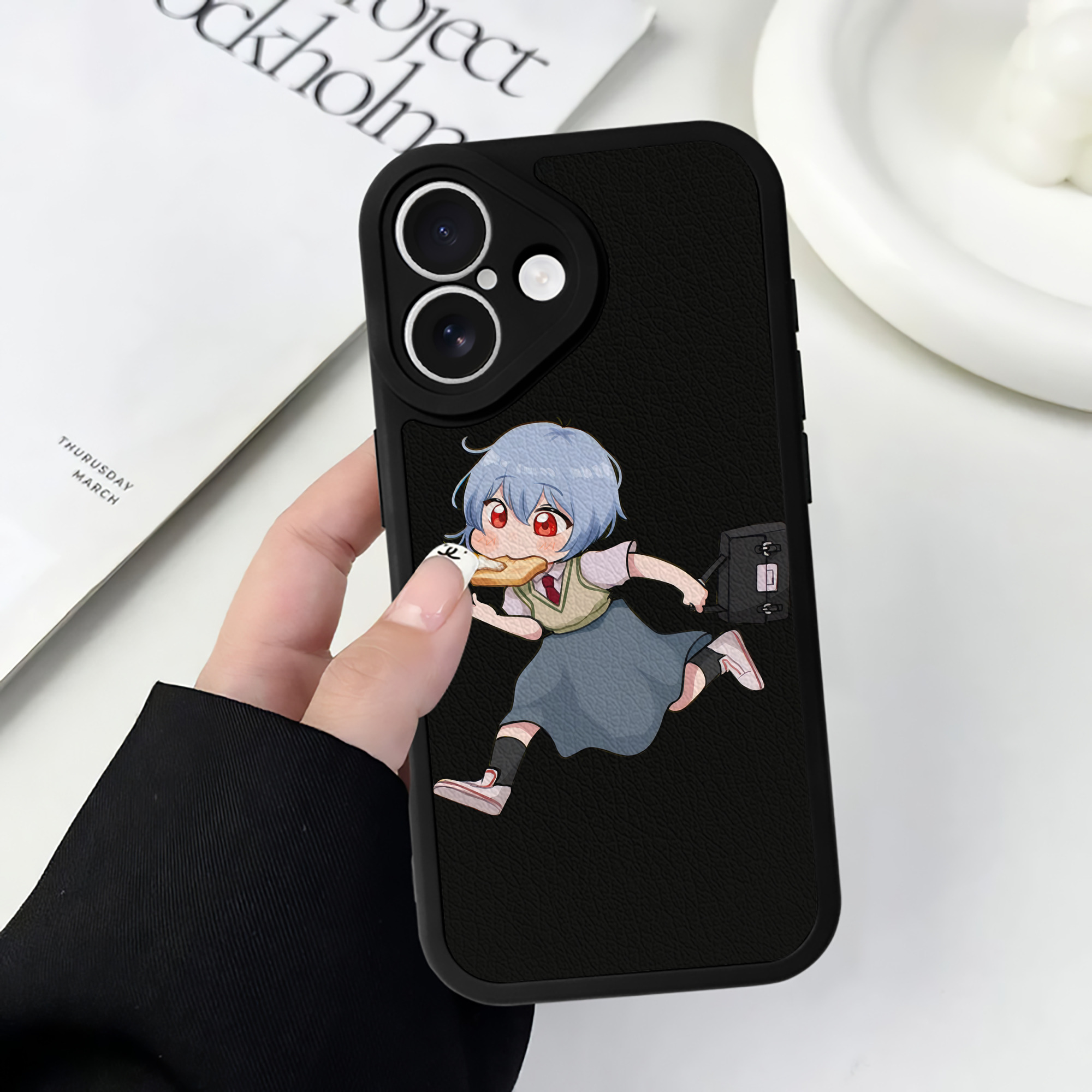 （画像用） EVA 新世紀エヴァンゲリオン 【iPhone 16シリーズ対応】シリコンスマホケース（レザー調） 材質：シリコン